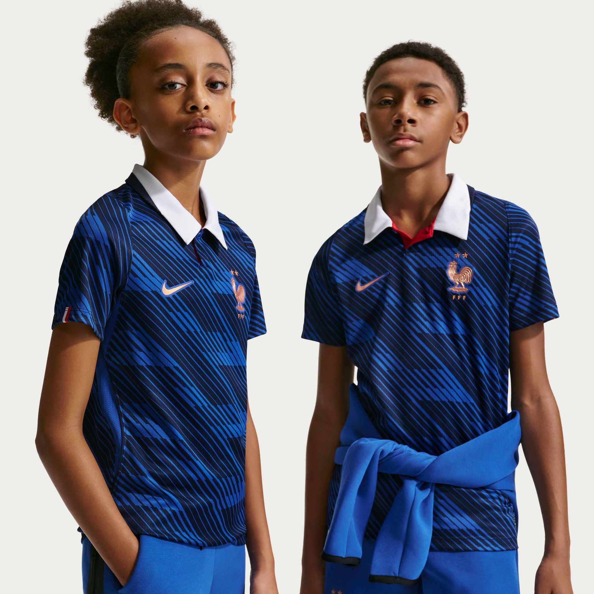 FFF 2026 Stadium Home Big Kids' Nike Dri-FIT Soccer Replica Jersey