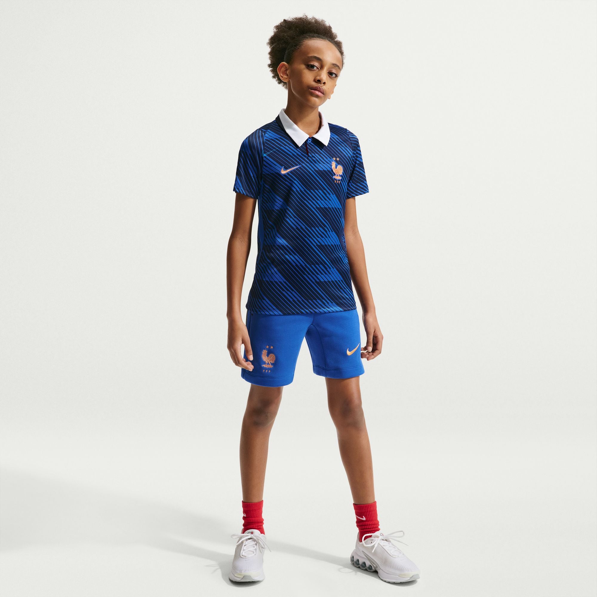 FFF 2026 Stadium Home Big Kids' Nike Dri-FIT Soccer Replica Jersey