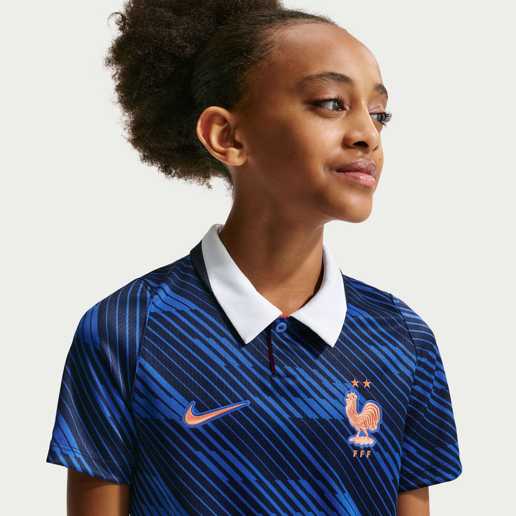 FFF 2026 Stadium Home Big Kids' Nike Dri-FIT Soccer Replica Jersey