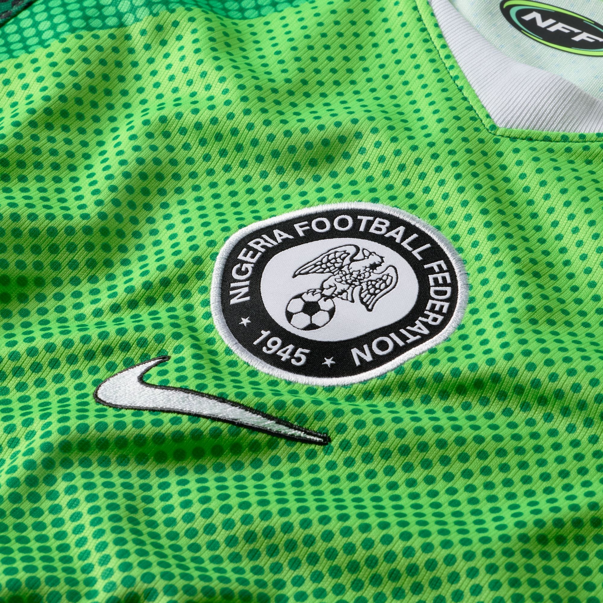 Nigeria 2026 Stadium Home Big Kids' Nike Dri-FIT Soccer Short-Sleeve Jersey