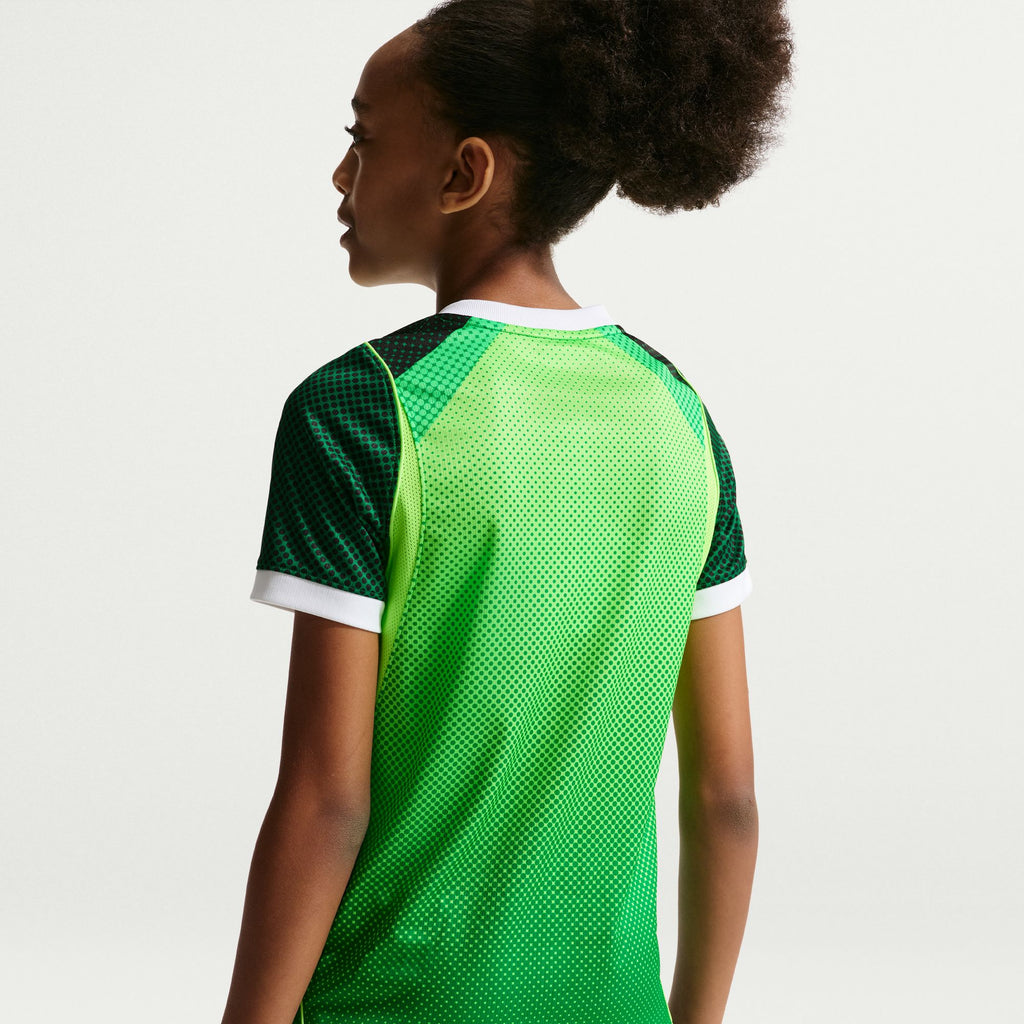 Nigeria 2026 Stadium Home Big Kids' Nike Dri-FIT Soccer Short-Sleeve Jersey