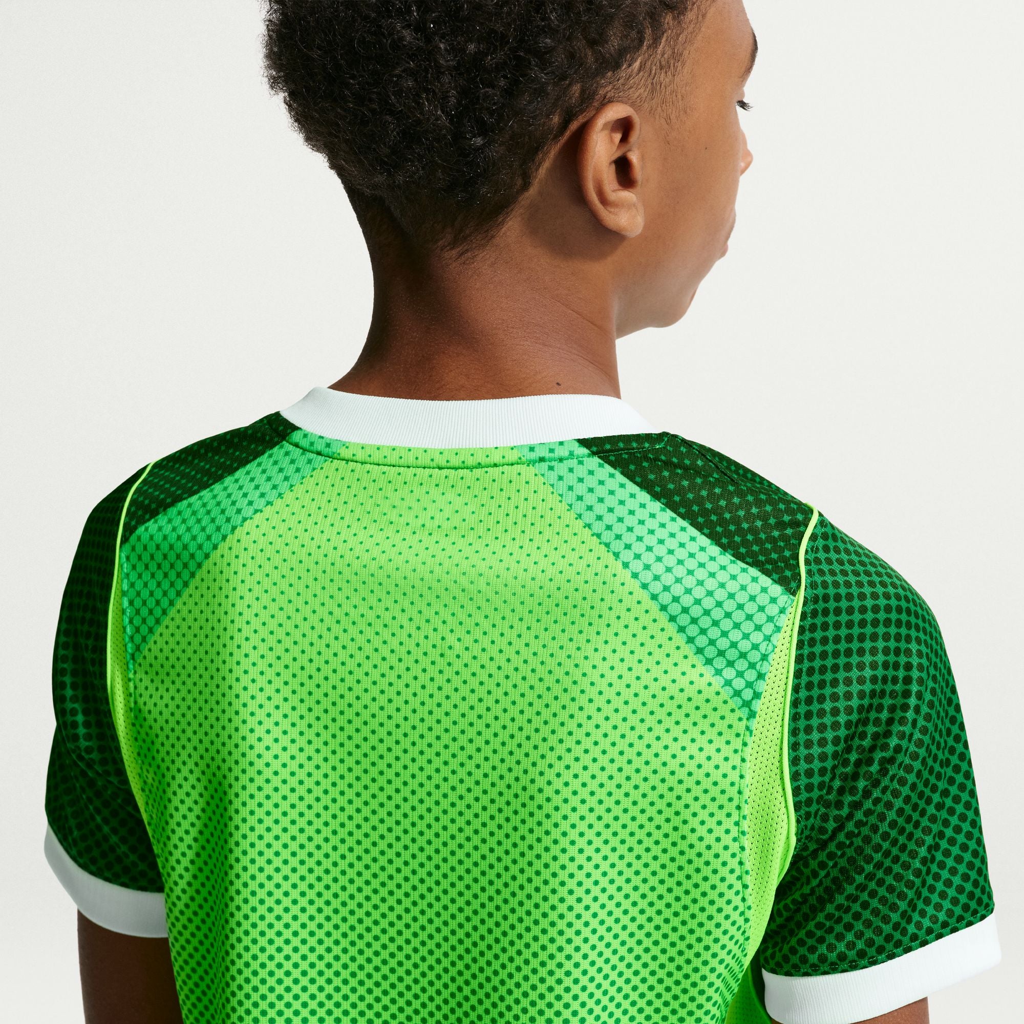 Nigeria 2026 Stadium Home Big Kids' Nike Dri-FIT Soccer Short-Sleeve Jersey