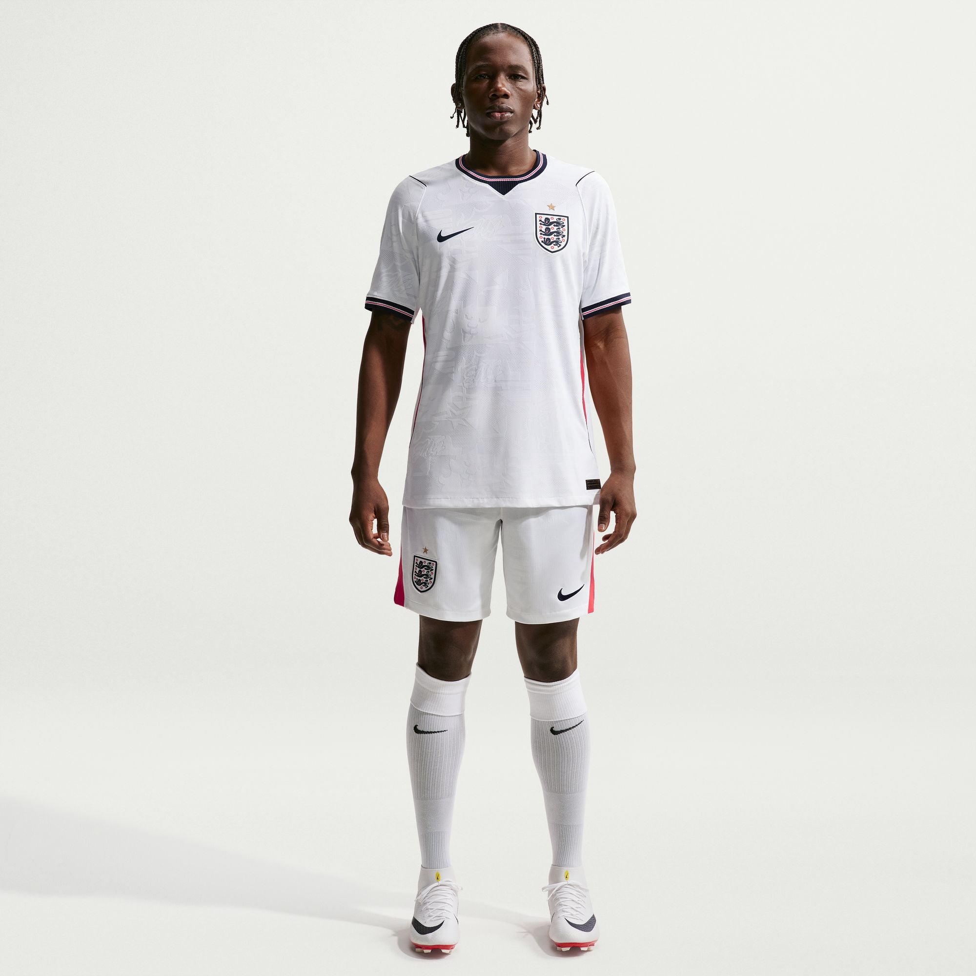 England 2026 Match Home Men's Nike Aero-FIT Soccer Authentic Jersey