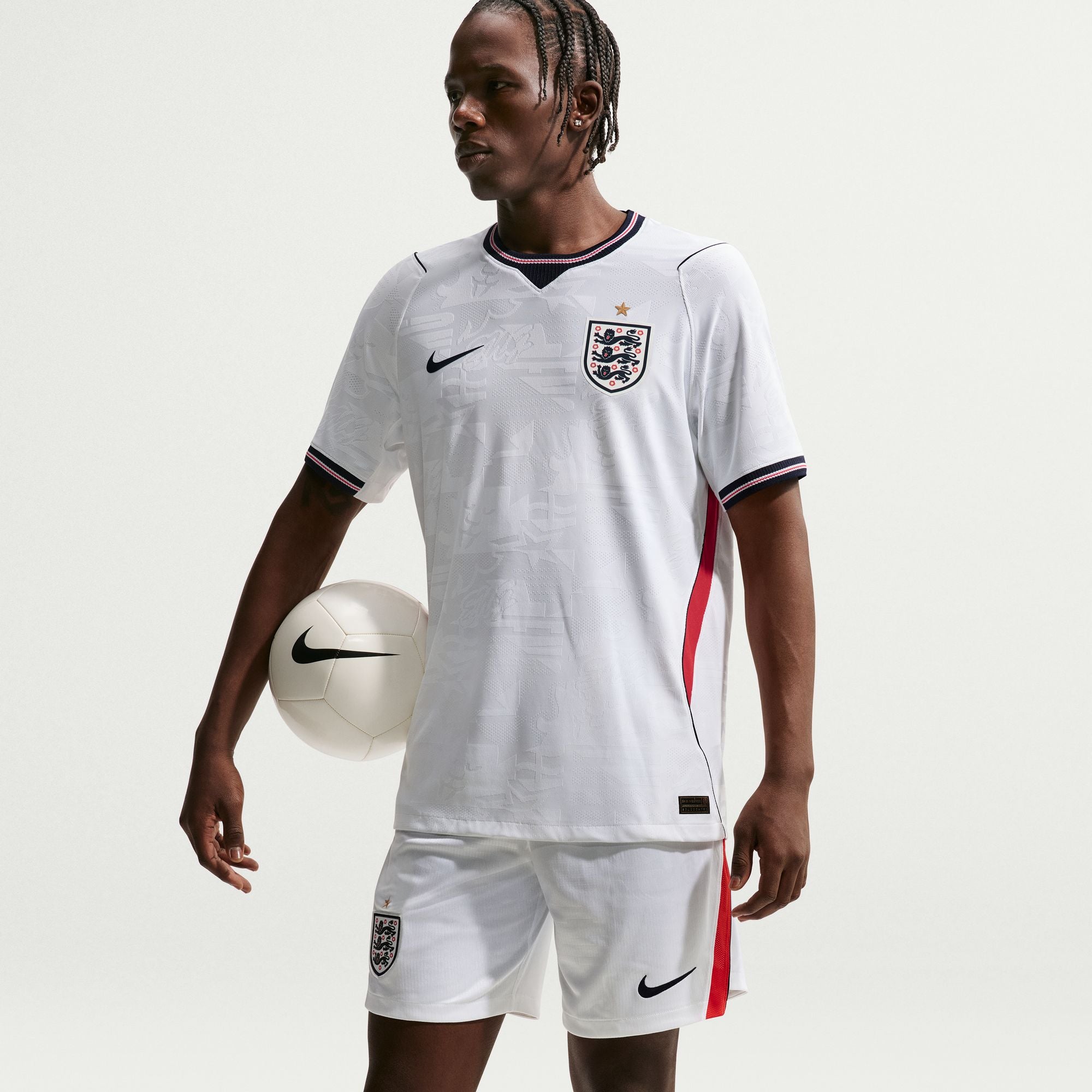 England 2026 Match Home Men's Nike Aero-FIT Soccer Authentic Jersey