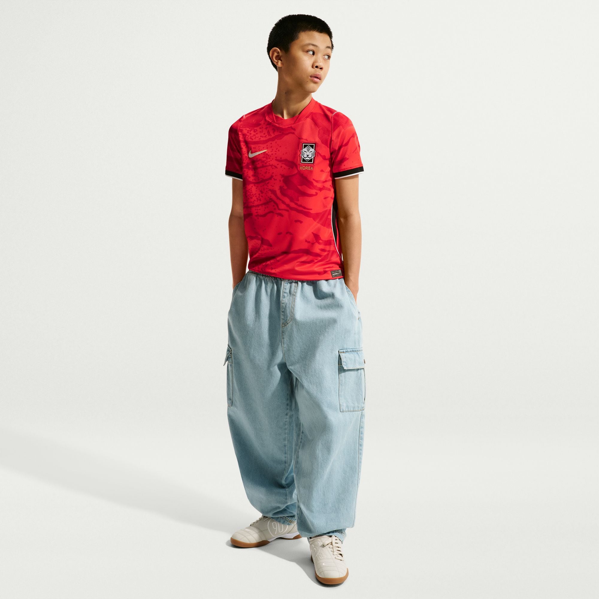South Korea National Team 2026 Stadium Home Older Kids' Nike Dri-FIT Soccer Jersey