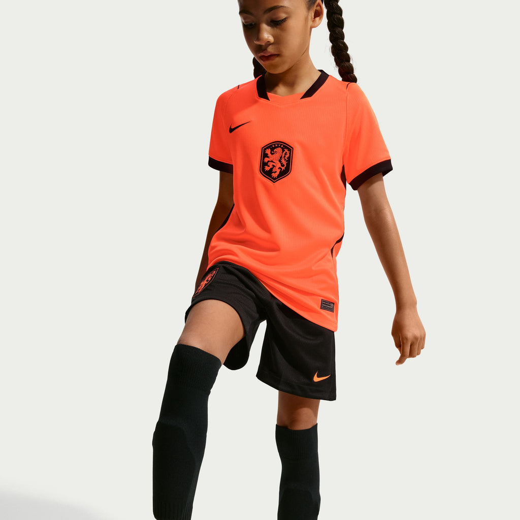 Netherlands 2026 Stadium Home Big Kids' Nike Dri-FIT Soccer Replica Jersey