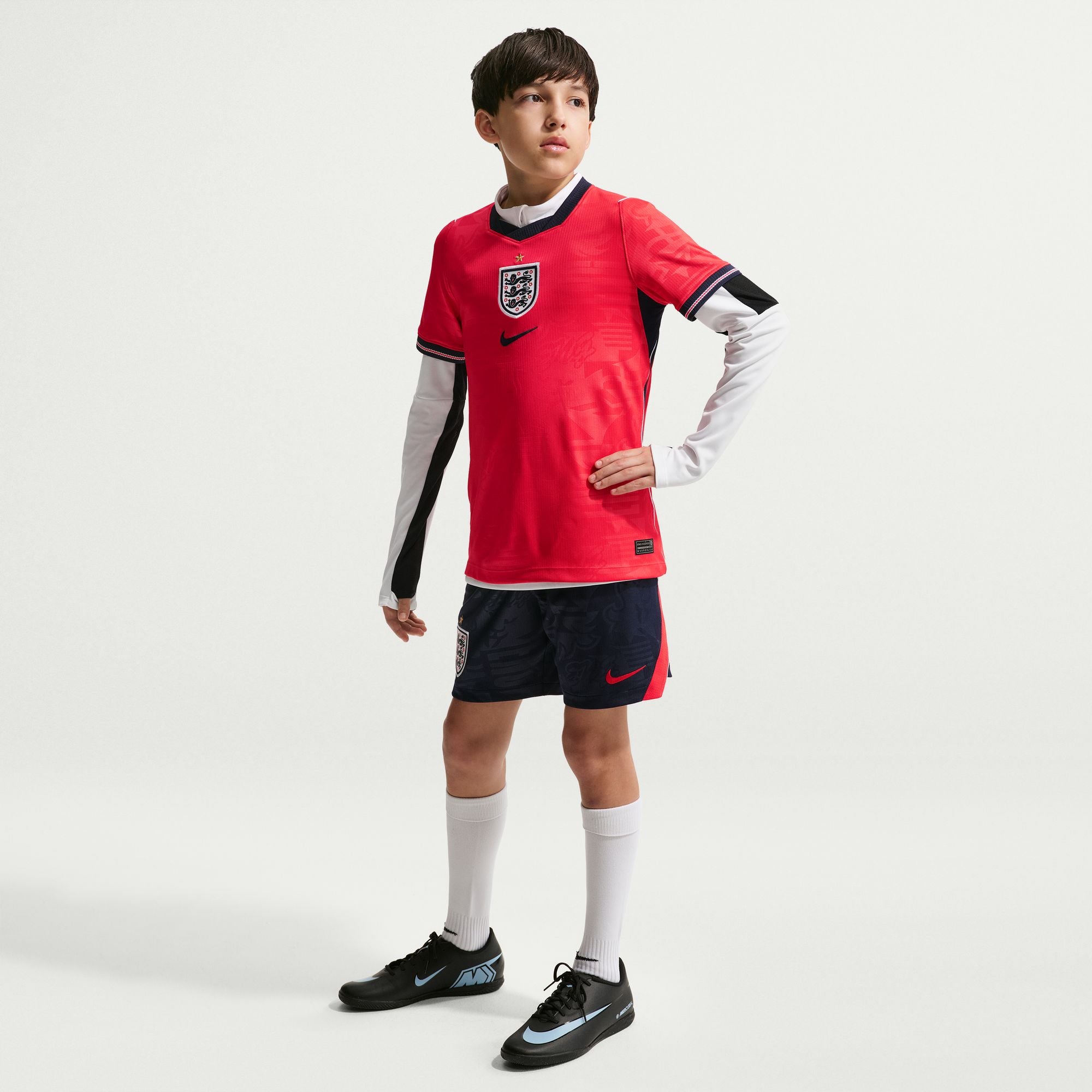 England 2026 Stadium Away Big Kids' Nike Dri-FIT Soccer Replica Jersey