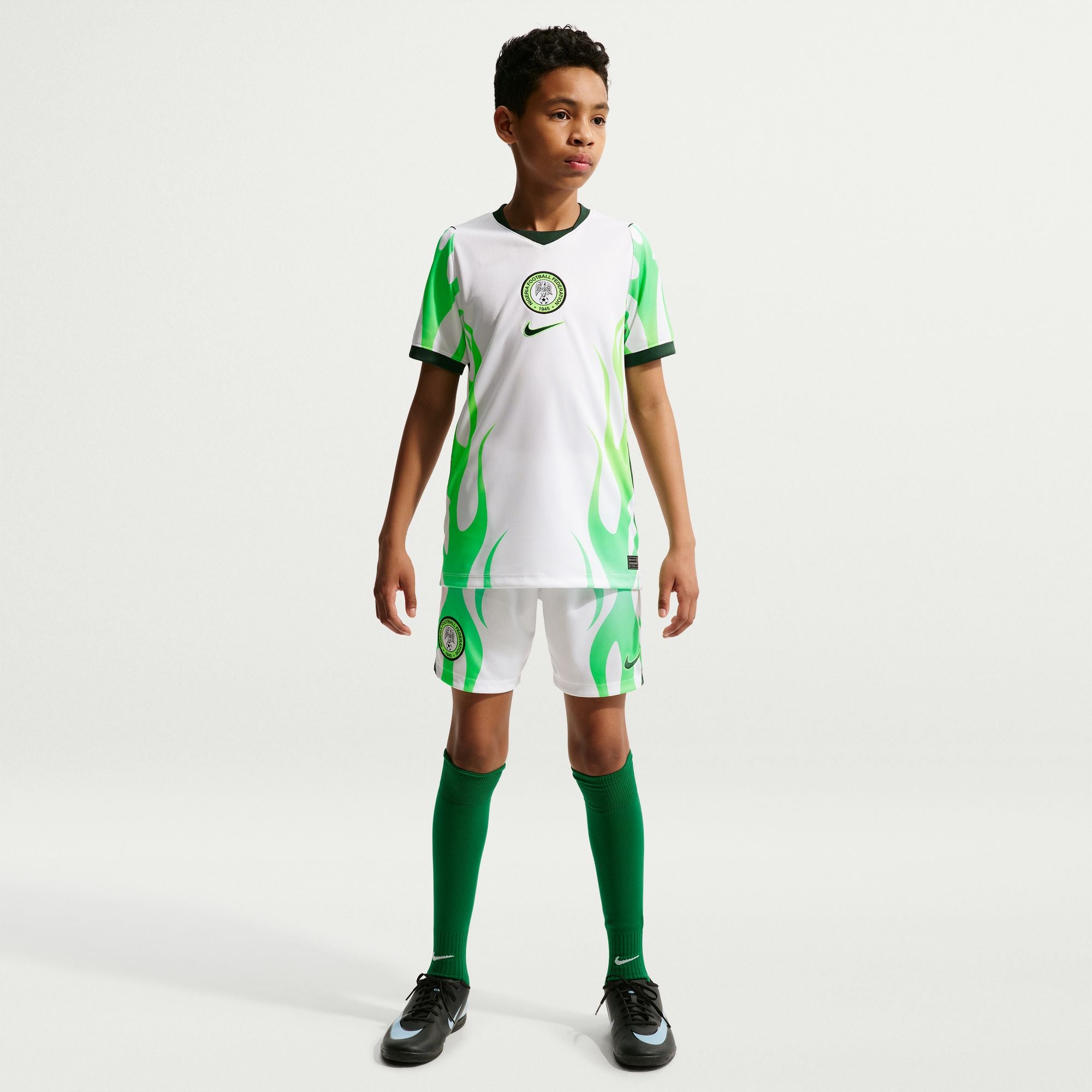 Nigeria 2026 Stadium Away Big Kids' Nike Dri-FIT Soccer Replica Jersey