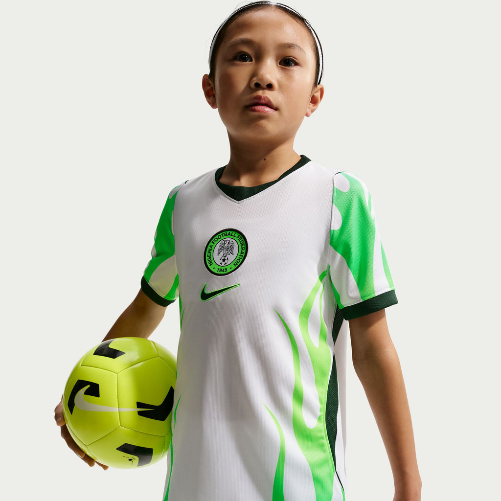 Nigeria 2026 Stadium Away Big Kids' Nike Dri-FIT Soccer Replica Jersey