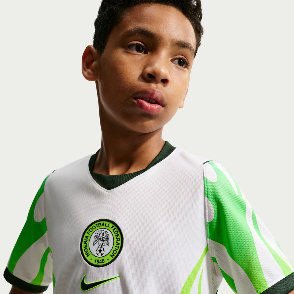 Nigeria 2026 Stadium Away Big Kids' Nike Dri-FIT Soccer Replica Jersey