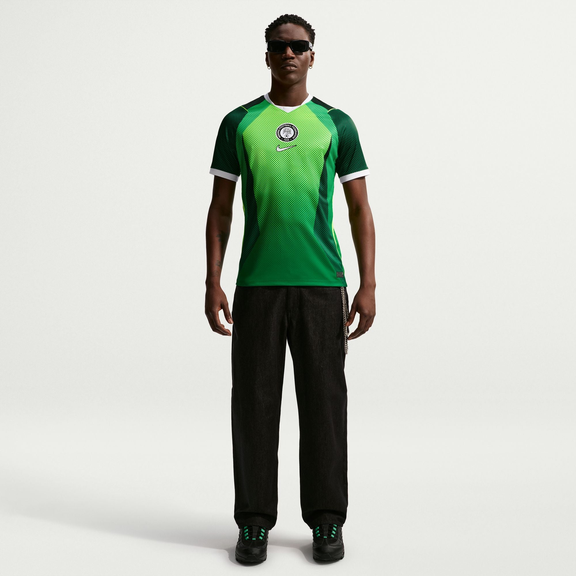 Nigeria 2026 Stadium Home Men's Nike Dri-FIT Soccer Short-Sleeve Jersey