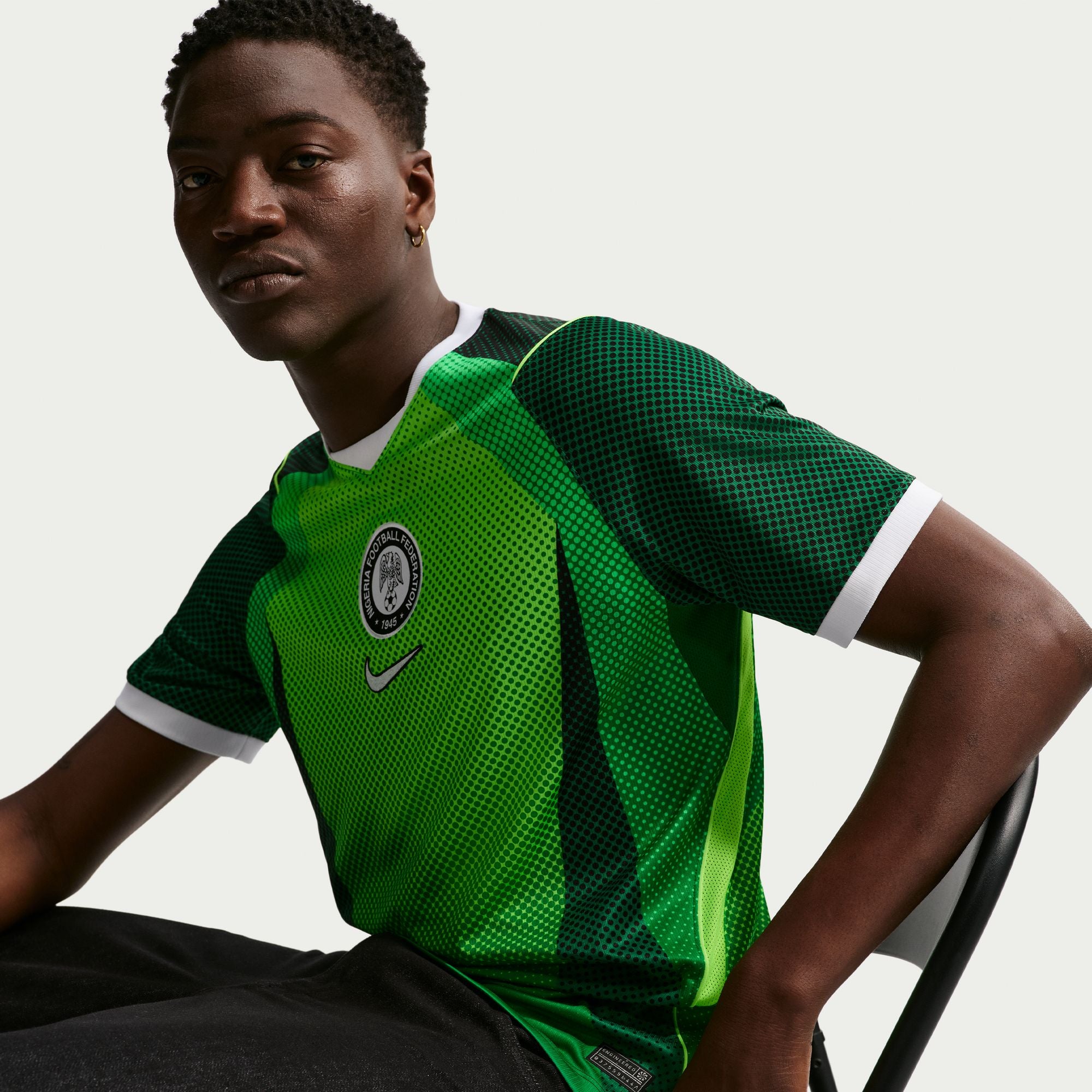 Nigeria 2026 Stadium Home Men's Nike Dri-FIT Soccer Short-Sleeve Jersey