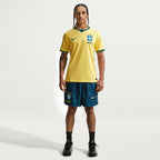 Brazil National Team 2026 Stadium Home Men's Nike Dri-FIT Soccer Replica Jersey