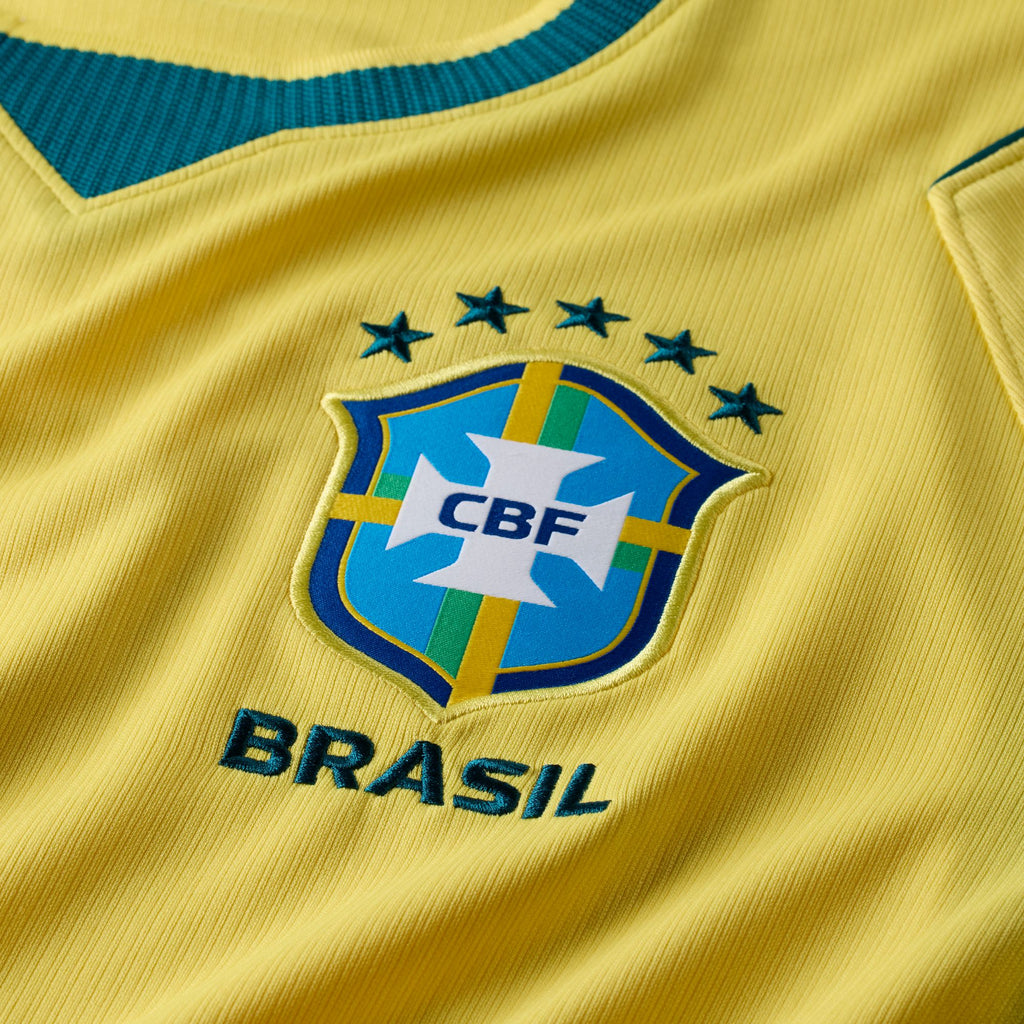 Brazil National Team 2026 Stadium Home Men's Nike Dri-FIT Soccer Replica Jersey