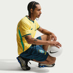 Brazil National Team 2026 Stadium Home Men's Nike Dri-FIT Soccer Replica Jersey