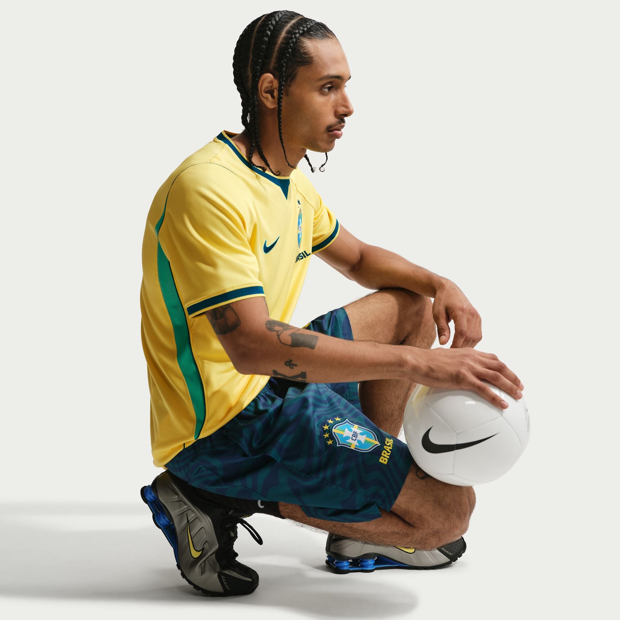 Brazil National Team 2026 Stadium Home Men's Nike Dri-FIT Soccer Replica Jersey