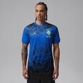 Brazil Academy Pro Men's Jordan Dri-FIT Football Short-Sleeve Pre-Match Top