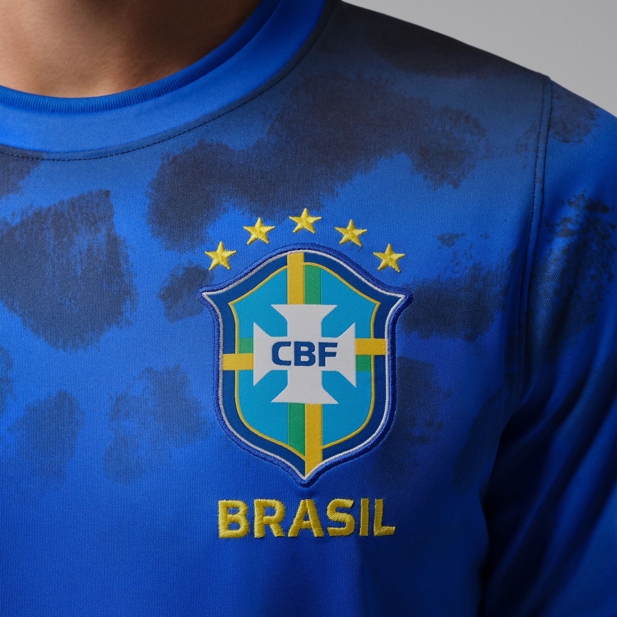 Brazil Academy Pro Men's Jordan Dri-FIT Football Short-Sleeve Pre-Match Top