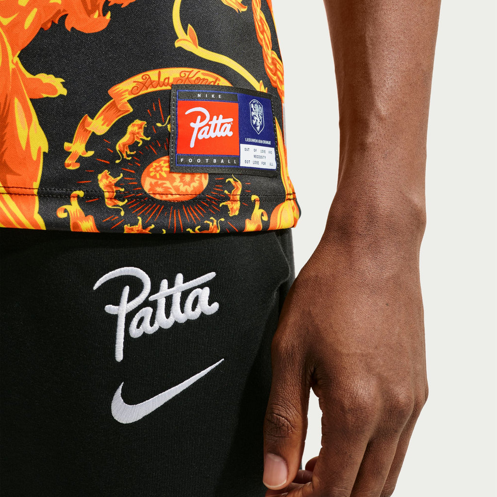 Netherlands x Patta Men's Academy Pro Short-Sleeve Soccer Top