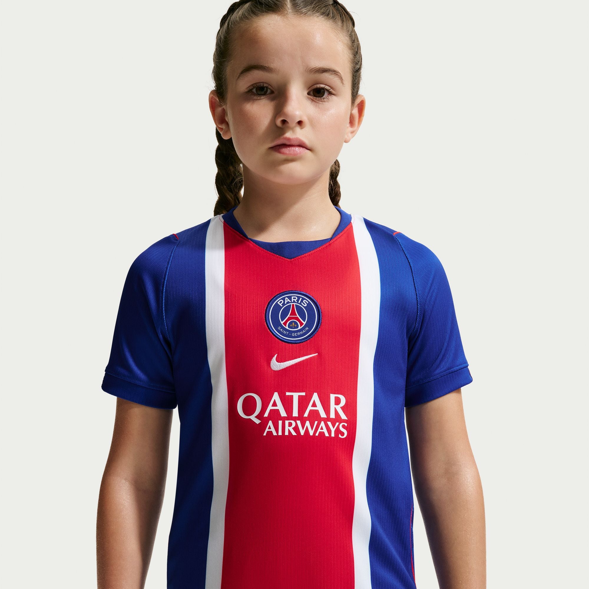 Paris Saint-Germain 2026/27 Stadium Home Big Kids' Nike Dri-FIT Soccer Repica Jersey
