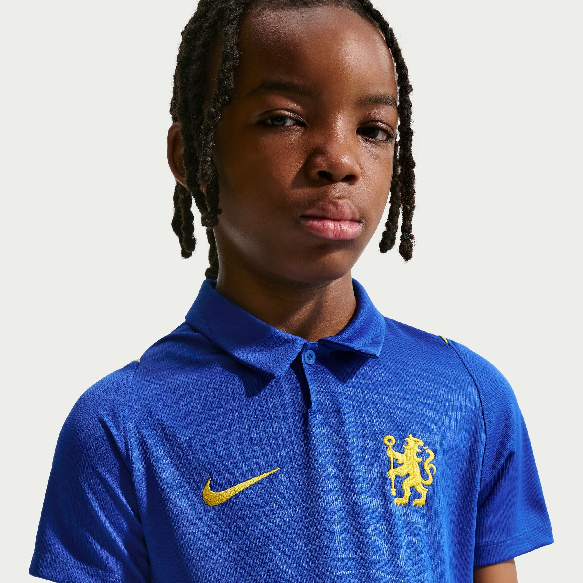 Chelsea FC 2026/27 Stadium Home Big Kids' Nike Dri-FIT Soccer Replica Jersey