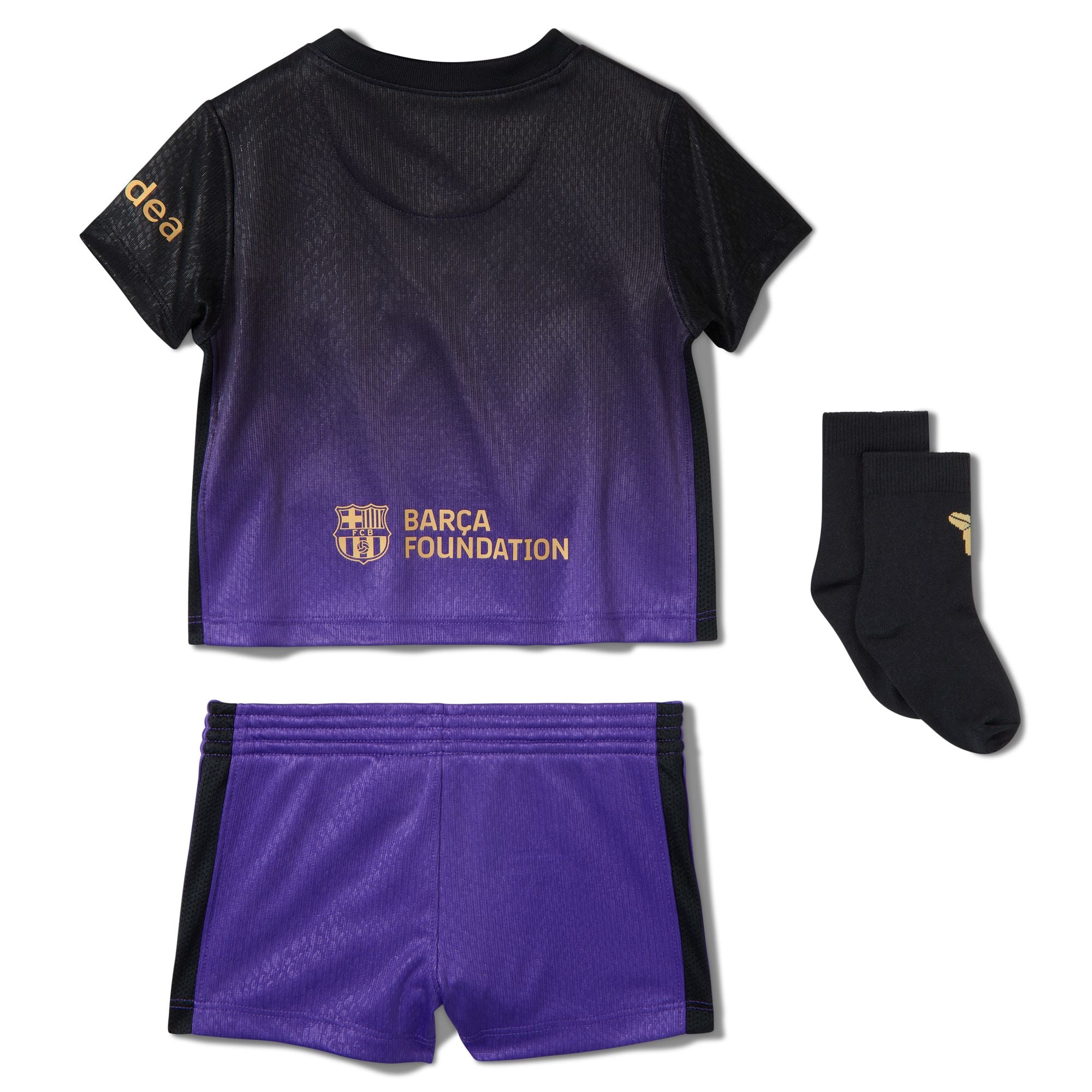 Kobe Bryant FC Barcelona 2026/27 Stadium Away Baby/Toddler Kobe Soccer Replica 3-Piece Kit