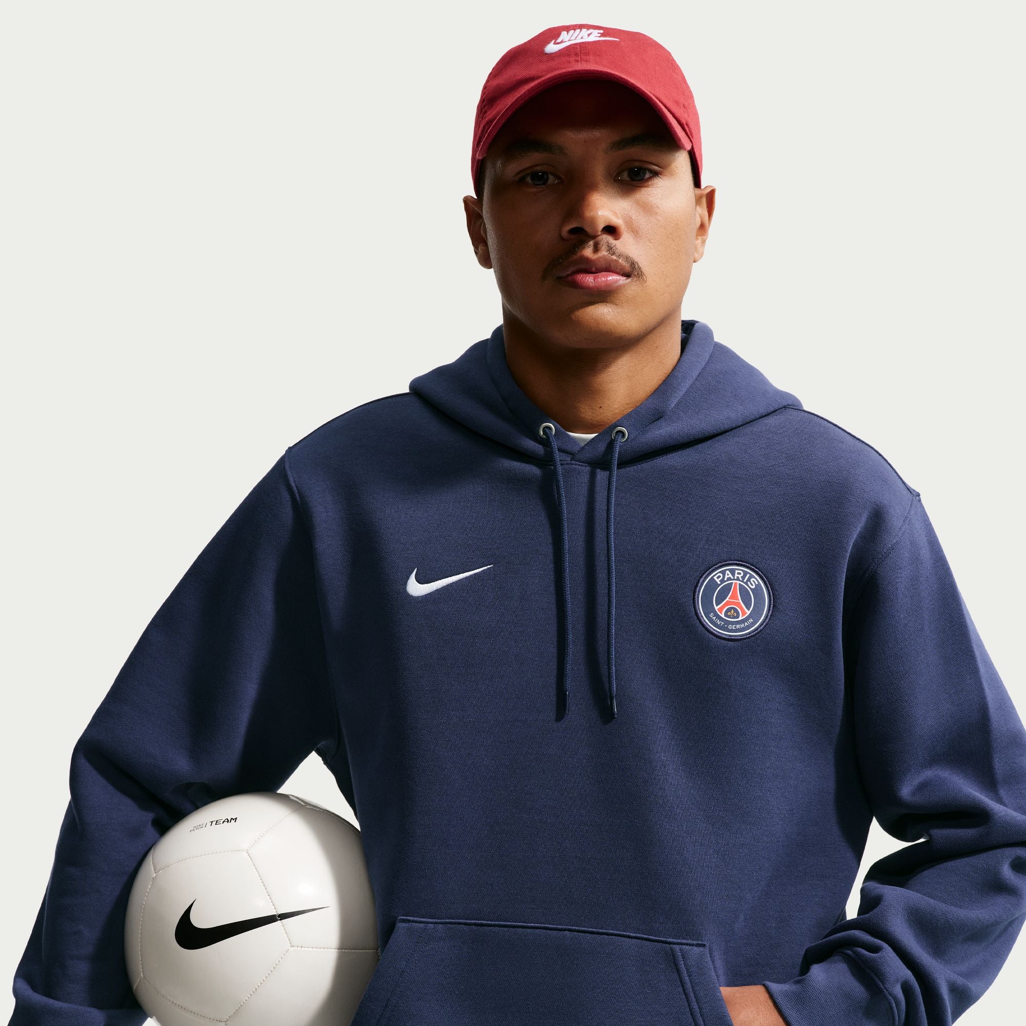 Paris Saint-Germain Club Men's Nike Football Pullover Hoodie