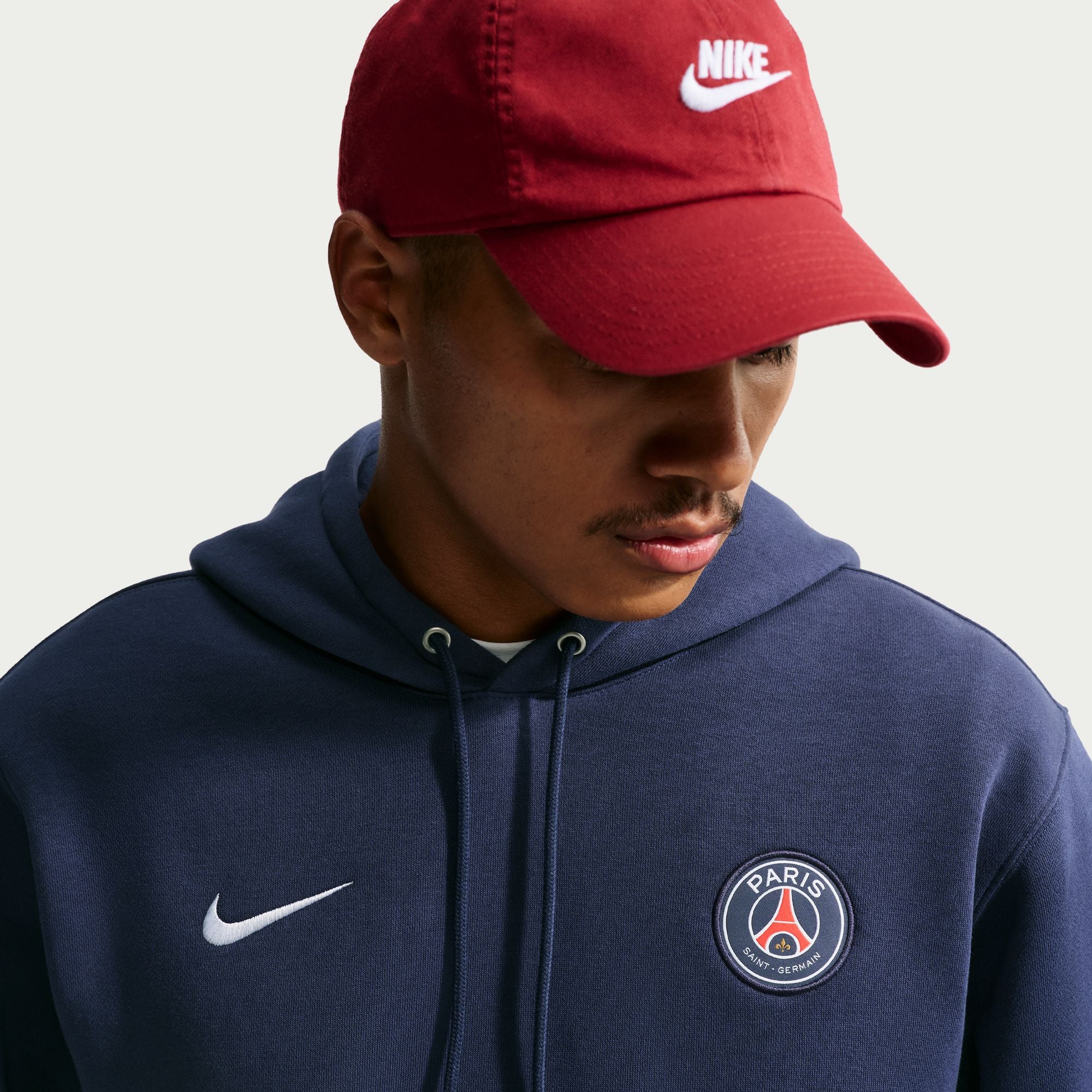 Paris Saint-Germain Club Men's Nike Football Pullover Hoodie