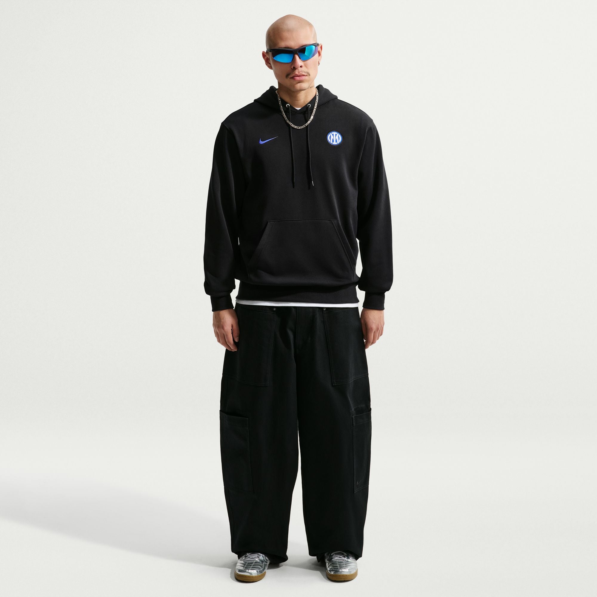 Inter Milan Club Men's Nike Soccer French Terry Pullover Hoodie