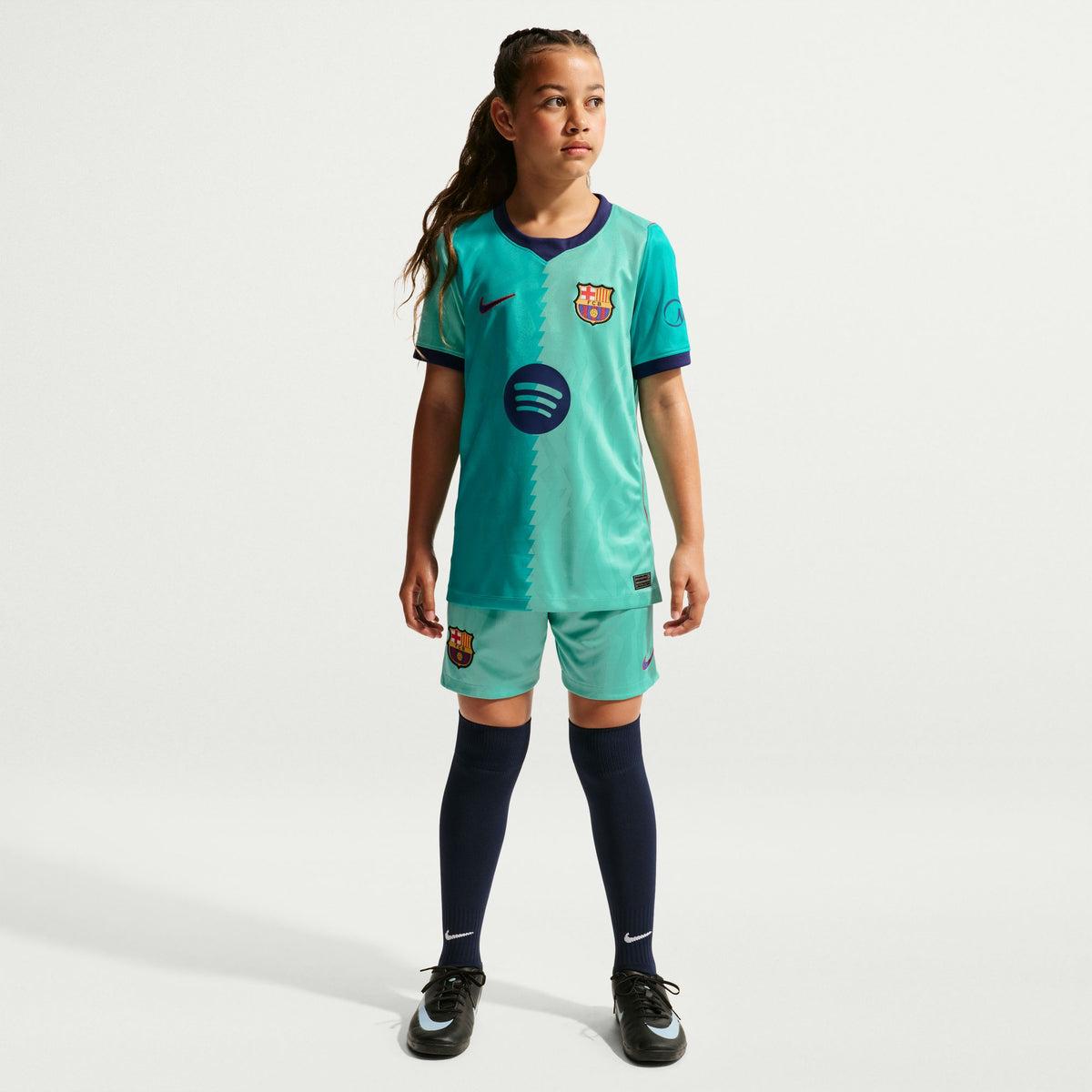 FC Barcelona 2026/27 Stadium Third Big Kids' Nike Dri-FIT Soccer Replica Jersey