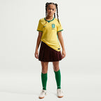 Brazil 2026 Stadium Home Big Kids' Nike Dri-FIT Soccer Replica Jersey