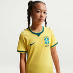 Brazil 2026 Stadium Home Big Kids' Nike Dri-FIT Soccer Replica Jersey