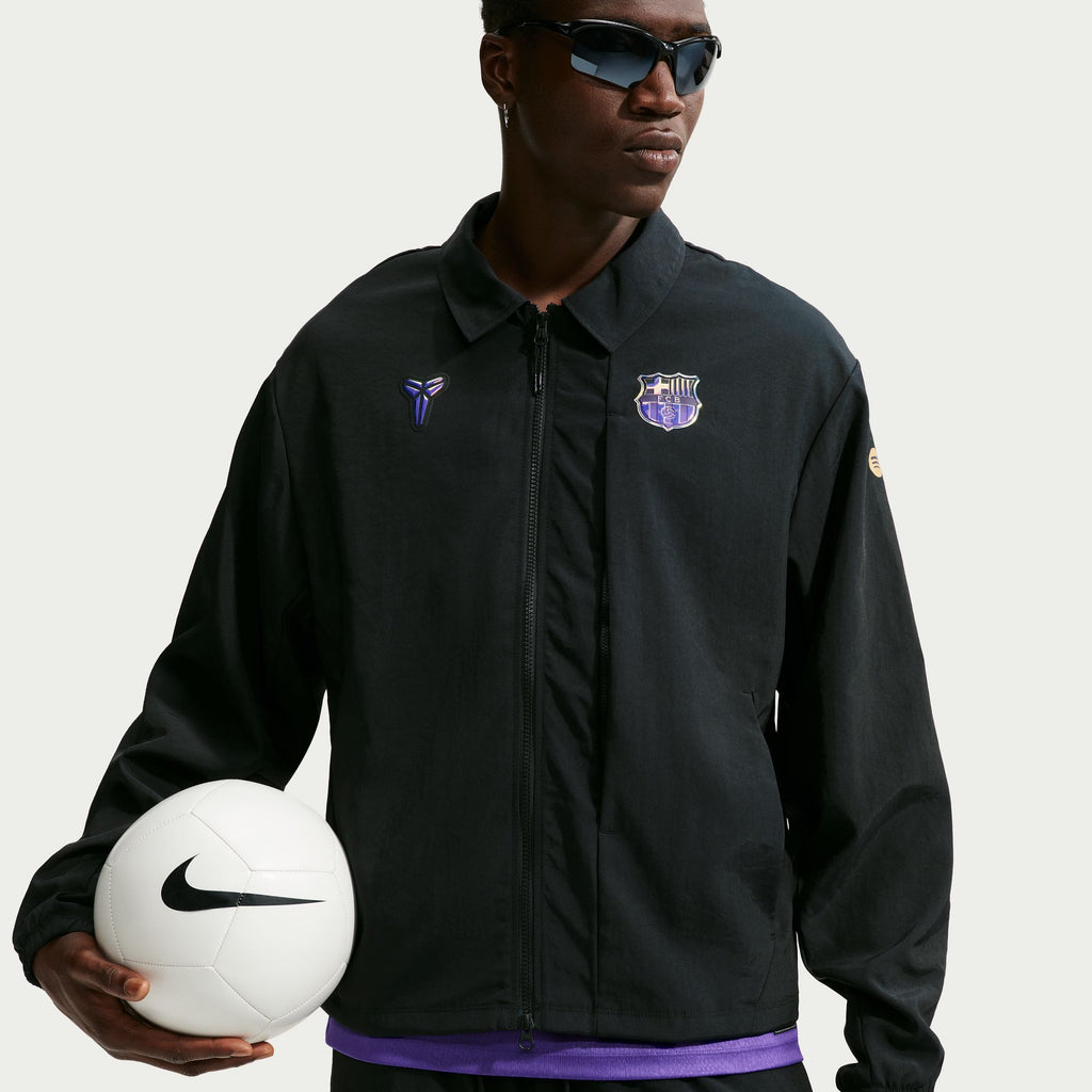 Kobe Bryant FC Barcelona Away Men's Kobe Soccer Woven Jacket