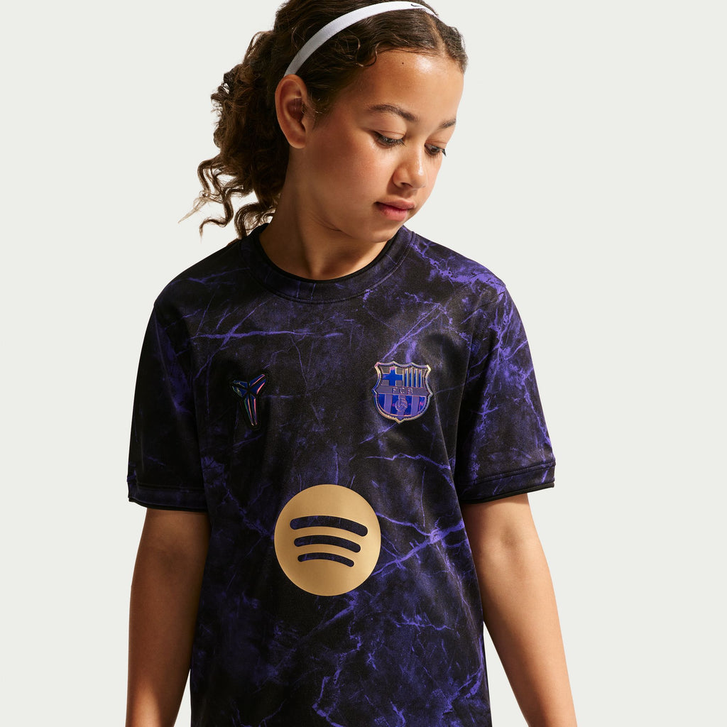 FC Barcelona Away Older Kids' Kobe Dri-FIT Football Pre-Match Top