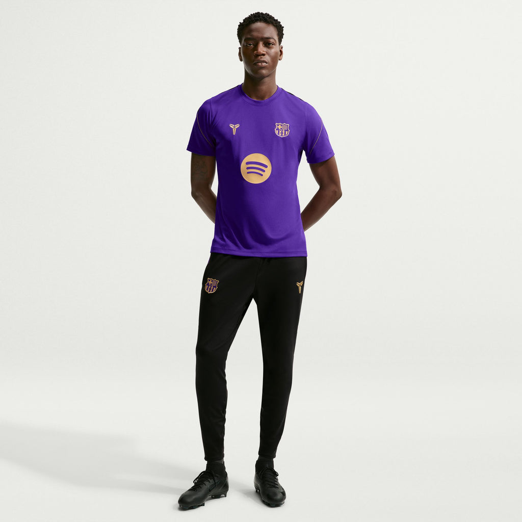 FC Barcelona Strike Away Men's Kobe Dri-FIT Football Short-Sleeve Top