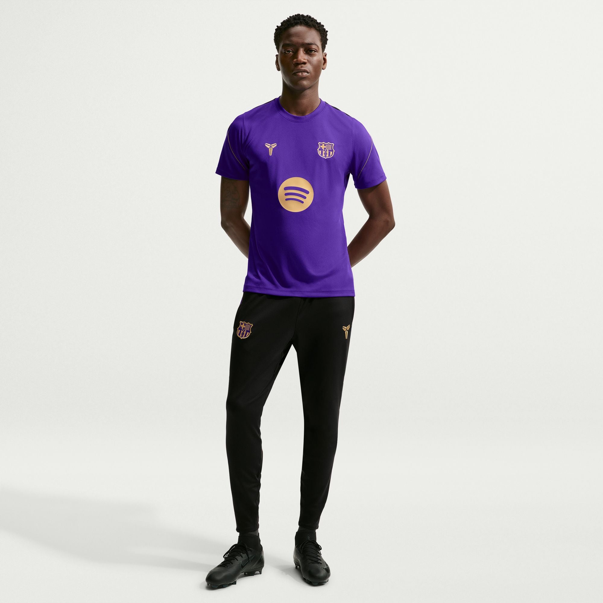 FC Barcelona Strike Away Men's Kobe Dri-FIT Football Short-Sleeve Top