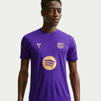 FC Barcelona Strike Away Men's Kobe Dri-FIT Football Short-Sleeve Top