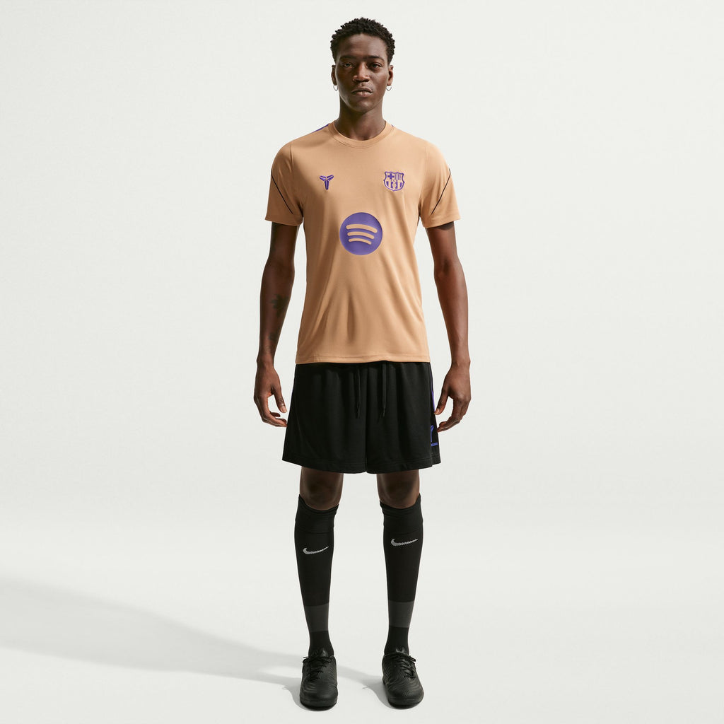 FC Barcelona Strike Away Men's Kobe Dri-FIT Football Short-Sleeve Top