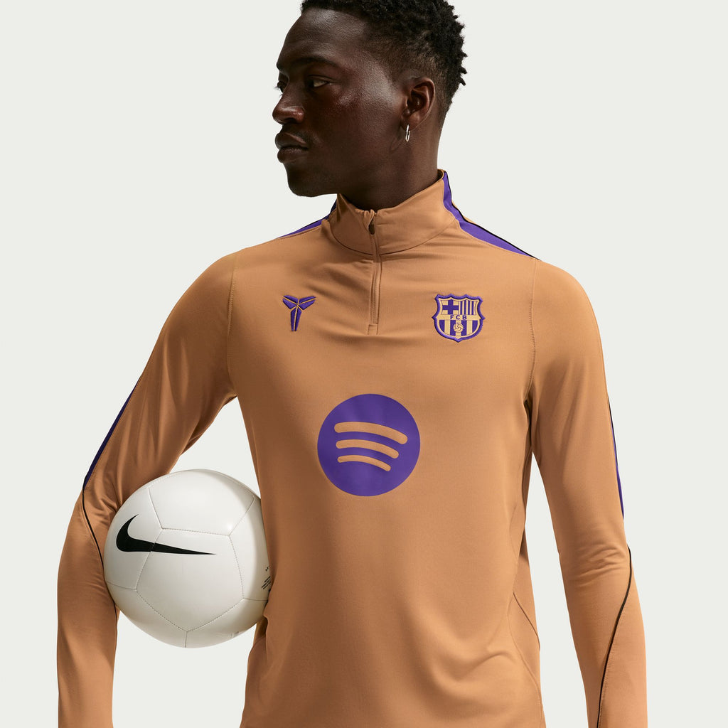 FC Barcelona Strike Away Men's Kobe Dri-FIT Soccer Knit Drill Top