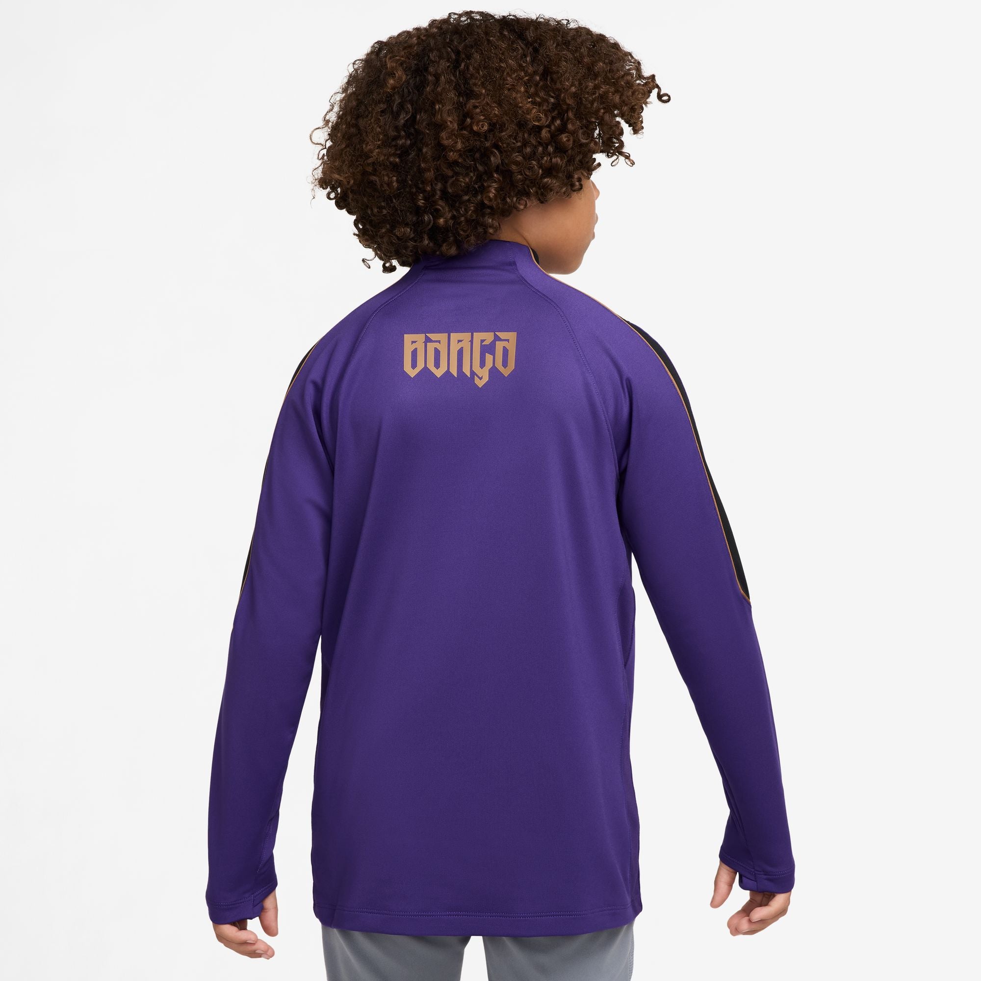 FC Barcelona Strike Away Big Kids' Kobe Dri-FIT Soccer Knit Drill Top
