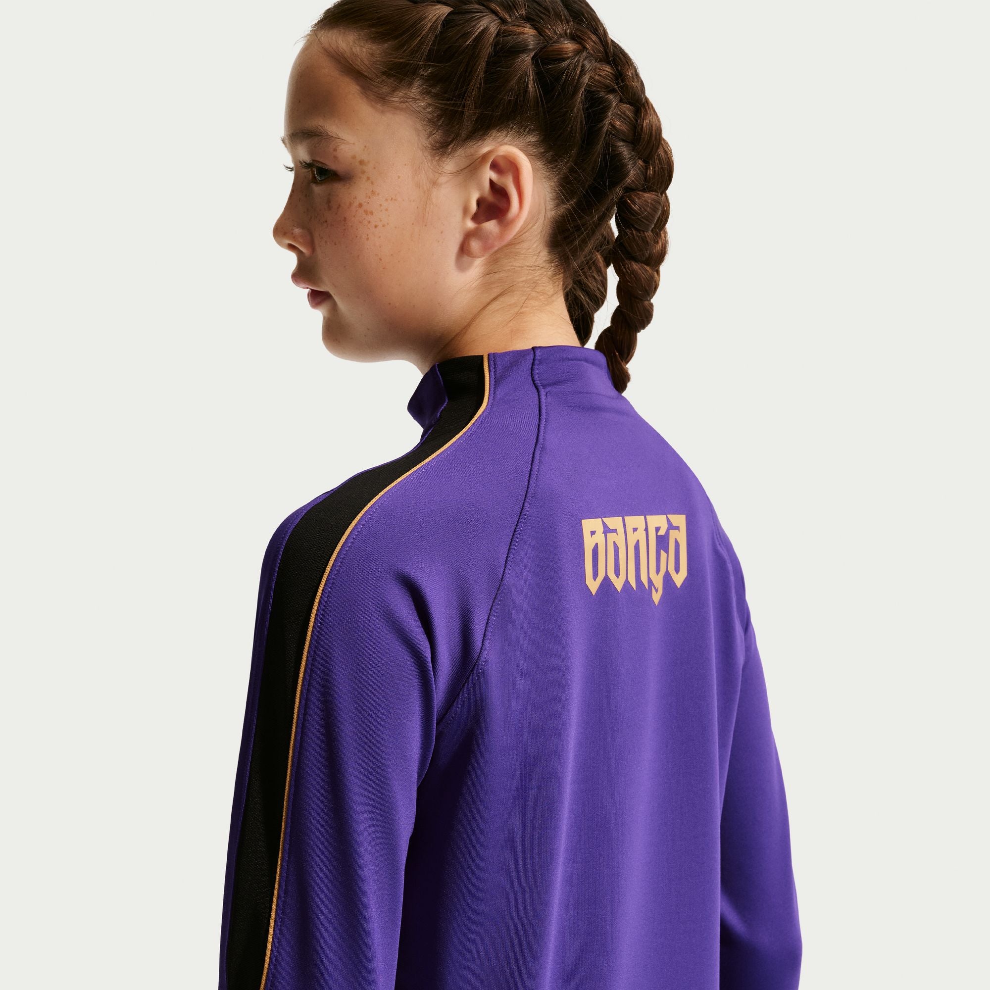 FC Barcelona Strike Away Big Kids' Kobe Dri-FIT Soccer Knit Drill Top