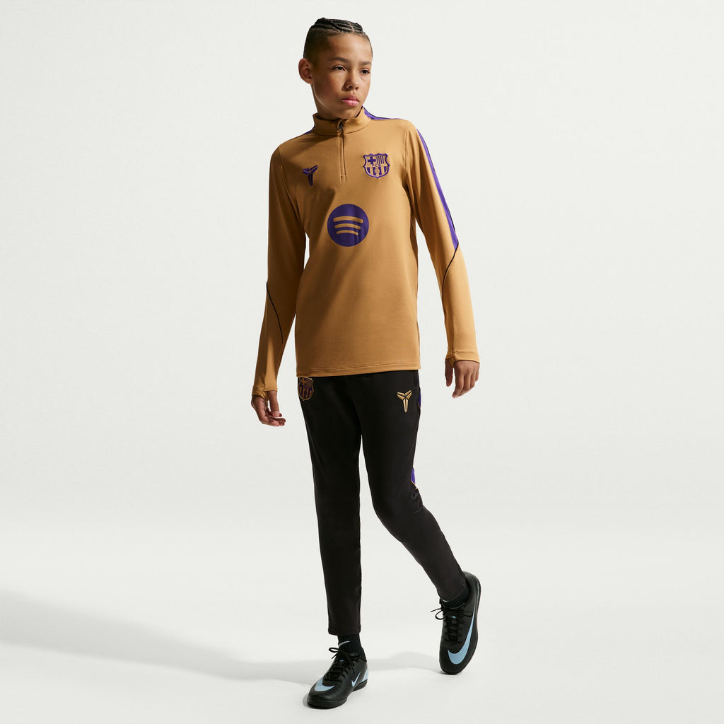 FC Barcelona Strike Away Big Kids' Kobe Dri-FIT Soccer Knit Drill Top