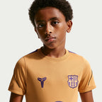 FC Barcelona Strike Away Big Kids' Kobe Dri-FIT Soccer Short-Sleeve Top