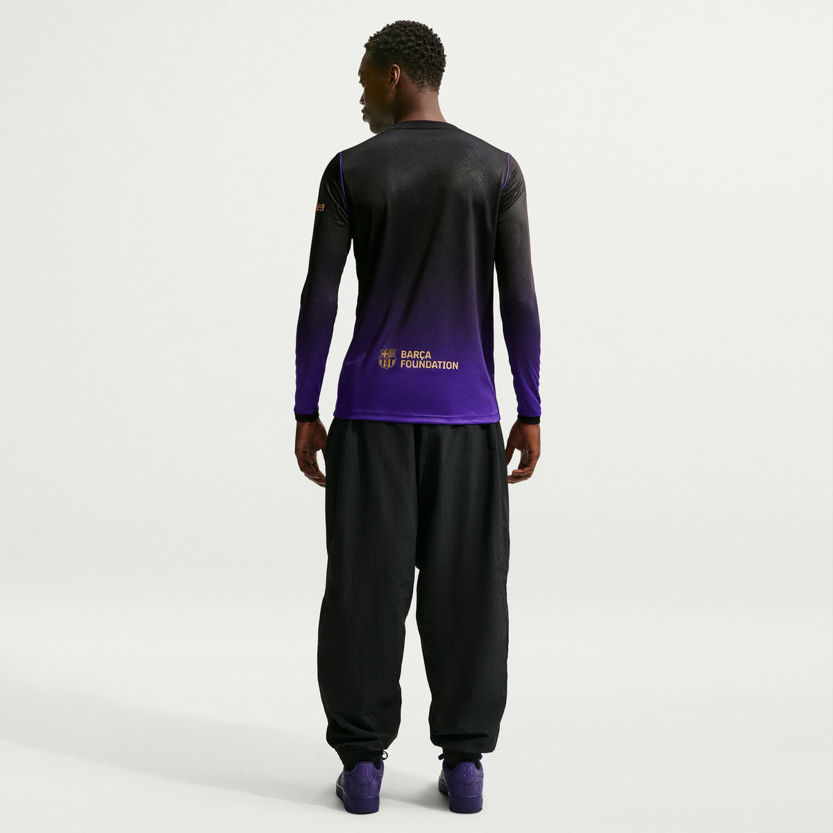 Kobe Bryant FC Barcelona 2026/27 Stadium Away Men's Kobe Dri-FIT Soccer Long-Sleeve Replica Jersey