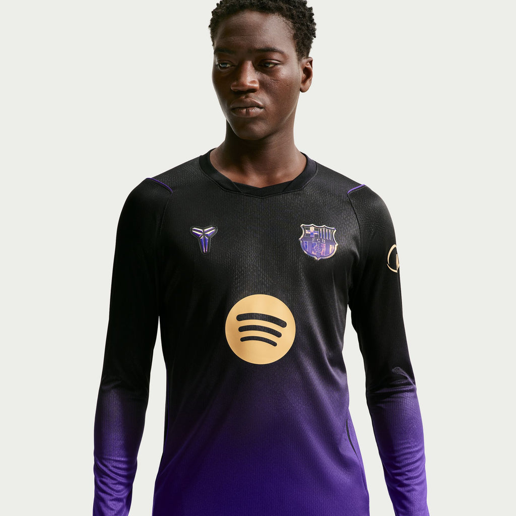 Kobe Bryant FC Barcelona 2026/27 Stadium Away Men's Kobe Dri-FIT Soccer Long-Sleeve Replica Jersey