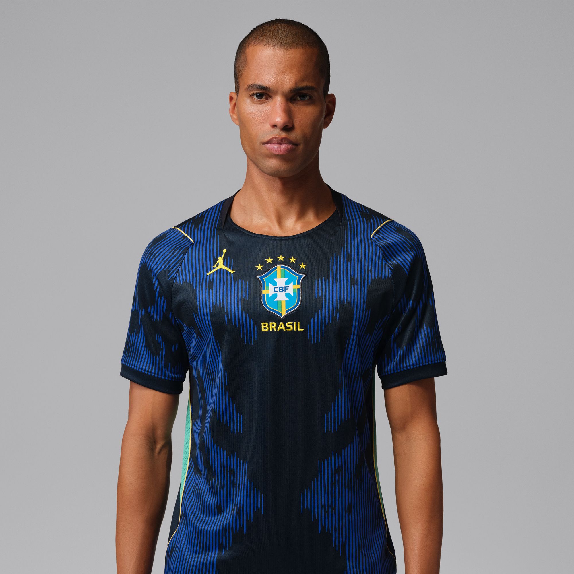 Brazil 2026 Stadium Away Men's Jordan Dri-FIT Soccer Replica Jersey