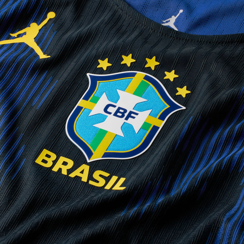 Brazil 2026 Match Away Men's Jordan Aero-FIT Soccer Authentic Jersey