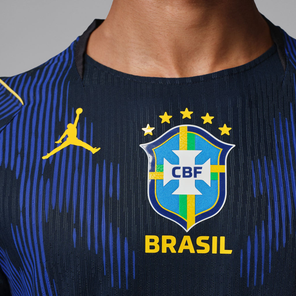 Brazil 2026 Match Away Men's Jordan Aero-FIT Soccer Authentic Jersey