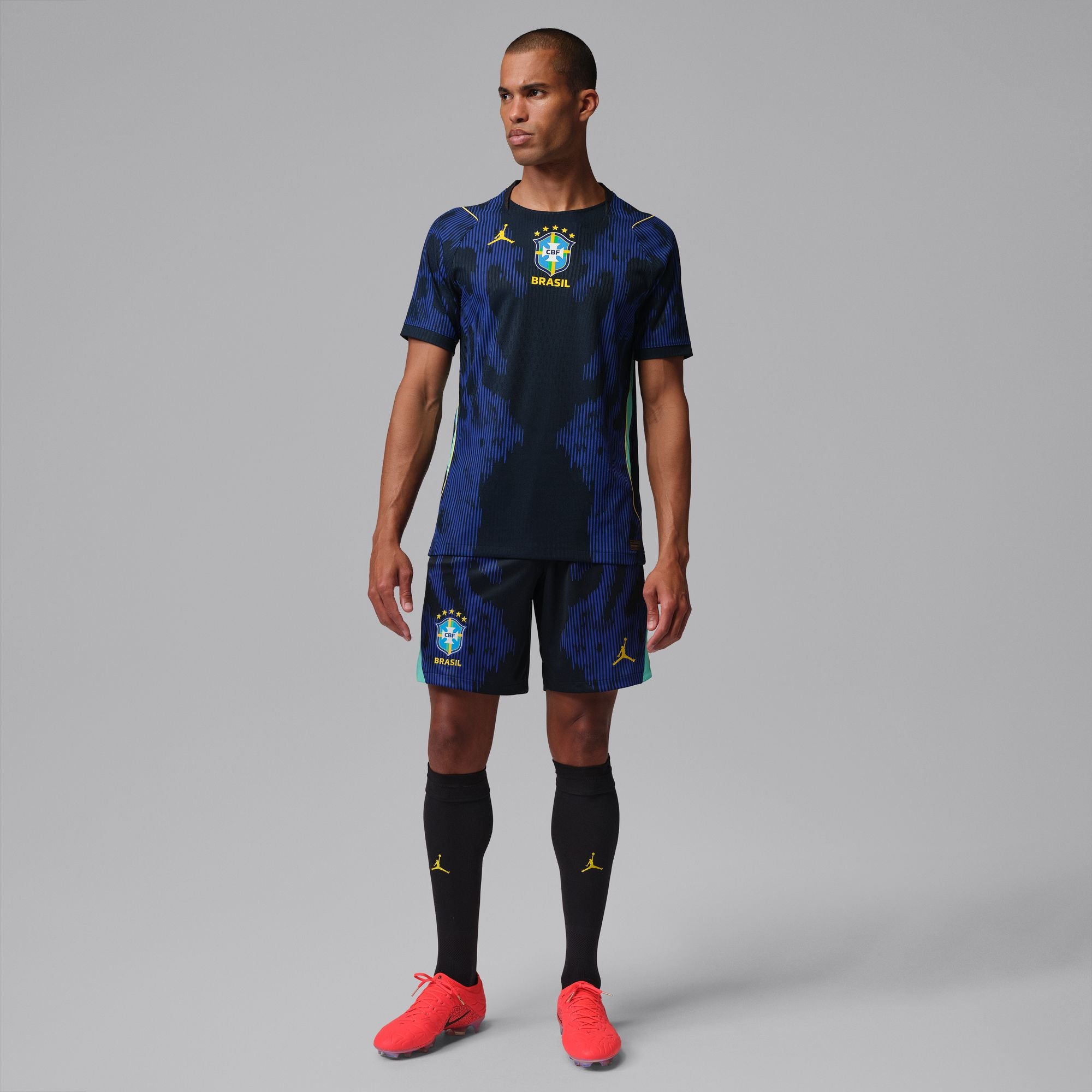 Brazil 2026 Match Away Men's Jordan Aero-FIT Soccer Authentic