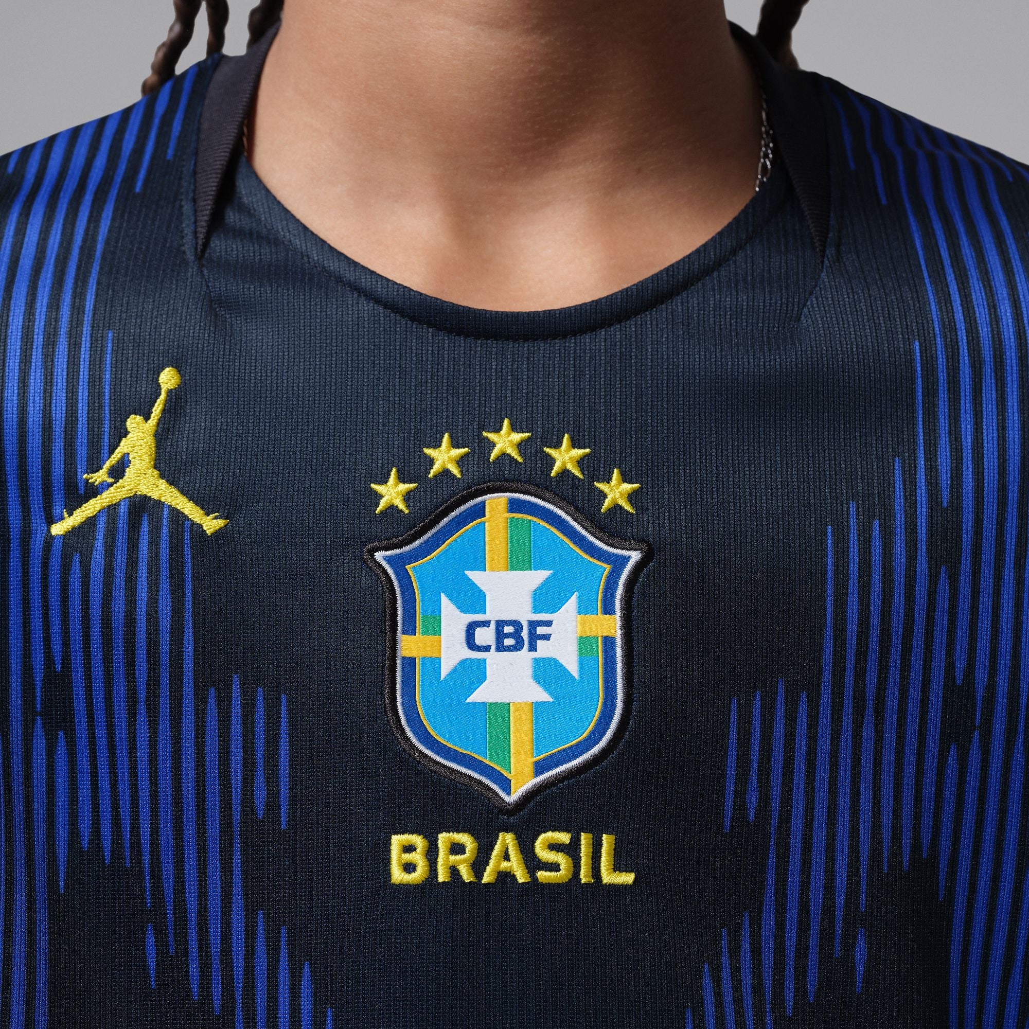 Brazil 2026 Stadium Away Big Kids' Nike Dri-FIT Soccer Replica Jersey